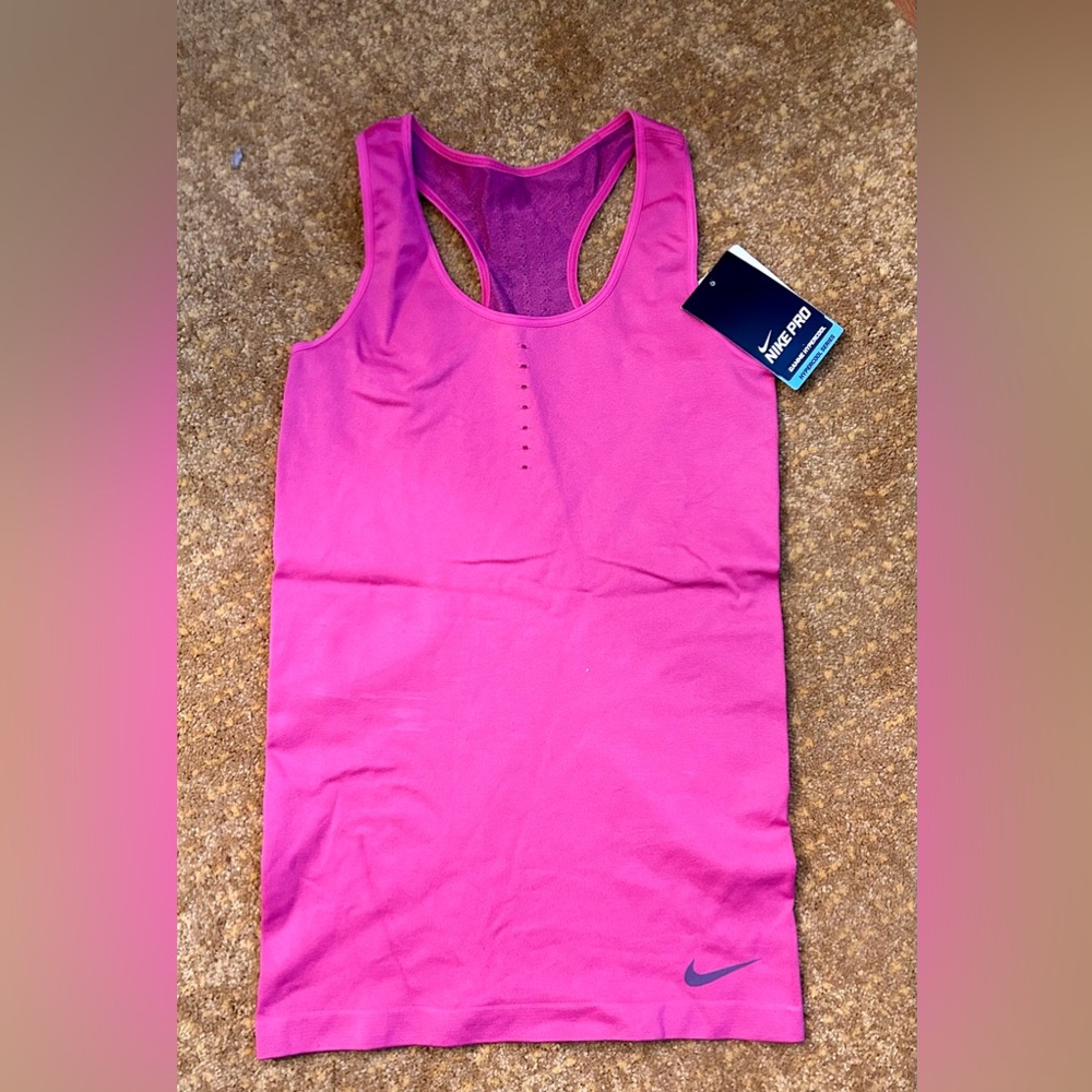 Nike Pro Women's Pink Tank Top